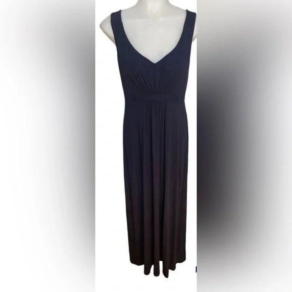 Boden dark navy maxi jersey dress 6 - Picture 1 of 6